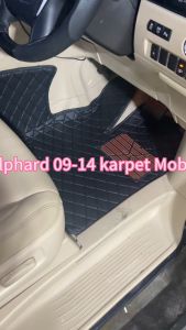 KARPET MOBIL 7D ALPHARD thn 2009-2014 & ALAS DASAR ALPHARD ANTI AIR ANTI SLIP