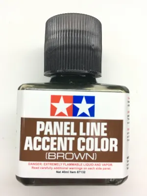 Tamiya Panel Line Accent Color Brown 87132