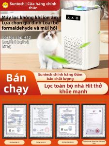 Máy Lọc Không Khí Nhỏ Loại Bỏ Mùi Thuốc Lá Mùi Hôi Chất Formaldehd Ion Âm Máy Lọc Không Khí Máy Làm Sạch Không Khí