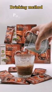 50% off Bloom Weight loss whitening coffee firming anti-aging freckle removal glutathione collagen coffee beverage Pengurangan berat badan pemutihan kopi penguatan anti-penuaan penyingkiran bintik-bintik minuman kopi kolagen glutathione