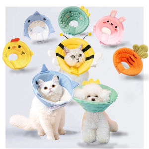 Soft Elizabethan Collar for Cats Post-Surgery Sterilization Prevents Licking And Scratching Suitable for Kittens And Elderly Cats