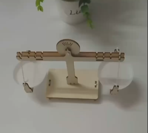 [SG Stock] DIY STEM Kit Science Toys Goodie Bag Gift Balance Scales Wooden Craft Kids Educational Assemble Experiment Goodie Bag Gift