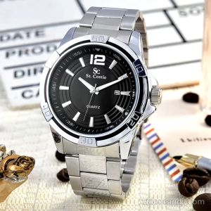 Jam Tangan Pria Tanggal Rantai Saint Costie Original Brand SC 8082