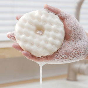 Double-Side Suction Cup Sponge Dishwashing Sponge Detachable Multifunction Dishwashing Brush Multi Surface Efficient Cleaning