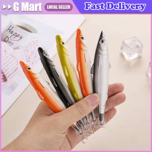 Plastic Salt Fish Shape Ballpoint Pen Salt Shape Fish Writing Gift Writing Fountain Pen Signature Pen School Stationery Gel Pen