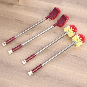 Cọ Toilet Cán Kim Loại Vệ Sinh Chà Rửa Lau Dọn Bồn Cầu 56 Cm Chắc Chắn