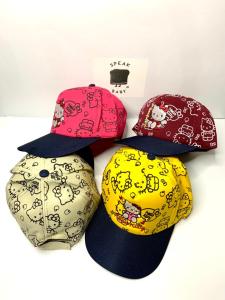 SpeakBaby.ID Produk / Topi Anak Kombinasi Bordir dan Sablon Motif Hello Kitty / Topi Anak Motif Hello Kitty / Topi Anak PEREMPUAN / Topi anak model terbaru 2023 / Topi Anak Kombinasi Bordir dan Sablon