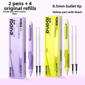 deli | Thermally Erasable Press-button Pen for 3rd Graders 0.5mm