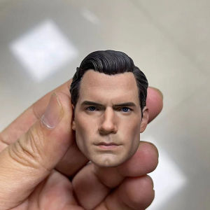 1/6 Super Hero Henry Cavill Head Sculpt PVC Male Soldier Head Carving Model Fit 12 Action Figure Body Dolls
