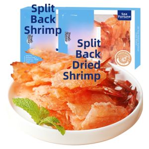 SHUIYIFANG | Dalian Specialty Ready to Eat Split Backed Headless Grilled Dried Shrimp 100g x 2 Boxes
