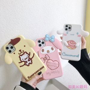 Cartoon Meowordi Silicon Protective Phone Case for iPhone 12/13/14 pro Max Apple Doodle Dog Anti-Fall Soft Shell Cover