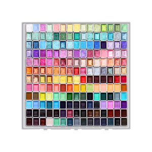 Marie’s | Shimmer Non-Transparent Mini 180-color Watercolor Paint Set 180 Colors