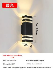 JINGYUDI | Đèn Cột Ngoài Trời cho Sân Trước Ban Công Mặt Tiền