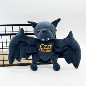 25CM HOT Ozzy Osbourne Bat Plush Back To The Beginning Ozzy Bat Plushie Soft Stuffed Pillow Doll Decor Toy Fans Memento Gift