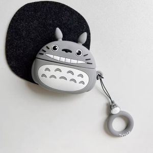 3D Cartoon Totoro Shape Lovely Protective Casing Shockproof Cover Compatible For Apple AirPods 1 2 Pro 3 Pro2 4(NEW)