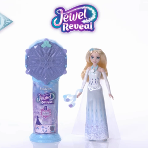 Disney Frozen Color Reveal Elsa Doll – 6 Surprises Including Fashion Accessories & Snow-Themed Reveal