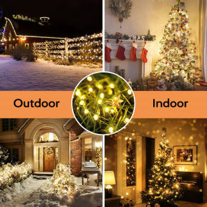 FireMa LED Solar Light Outdoor Lamp String Lights 50/100/200/300 Garland Waterproof Fairy Lights For Holiday Christmas Party Wedding Garden Decoration