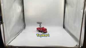 RC Fire Truck Series 4-Channel Remote Control Ladder Firefighting Truck with Extendable Ladder