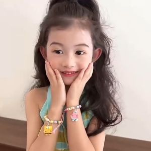 Ganten🍎Gelang Rumbai Manik-manik Bulat Seri SpongeBob