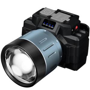 Induction Long-Range Rechargeable Bright Zoom Headlamp