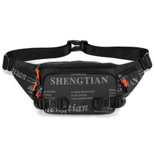 Mens Waterproof Nylon Waist Pack - Lightweight Running Belt Bag for Travel Sports & Outdoor Activities