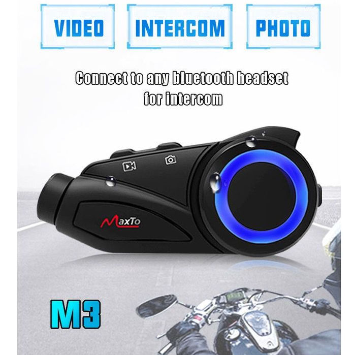 Maxto M2 M2C M3 Motorcycle Intercom For Shoei AGV KYT Yamaha XMAX Honda ...