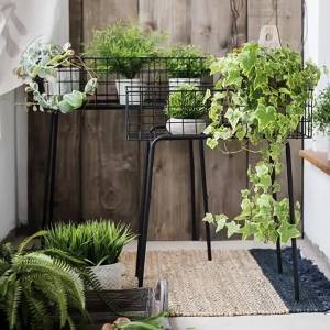 Scandinavian Style Iron Storage Rack