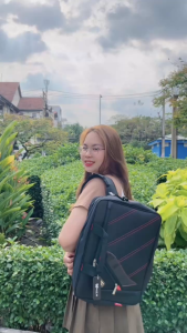 Cặp học sinh đa năng đeo chéo balo 17 inch chất Dù Xốp Thái chỉ xéo đôi cao cấp  {Siêu rẽ}