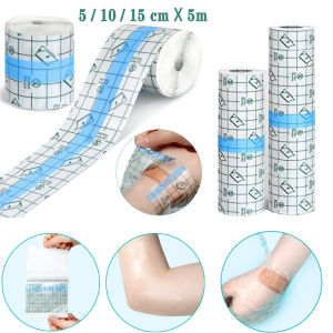 Transparent PU Tape Stretch Adhesive Bandages Breathable Patches Bandage First Aid Hypoallergenic Wound Dressing Fixation Tape