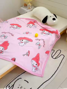 SG EmmAmy® 110×145cm Sanrio/Kulomi Kids Cotton Quilt Childrens Air Conditioner Blanket/ Baby Blanket / Nap Blankets