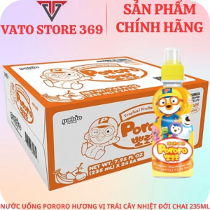 Nước uống PORORO hương vị trái cây nhiệt đới chai 235ml