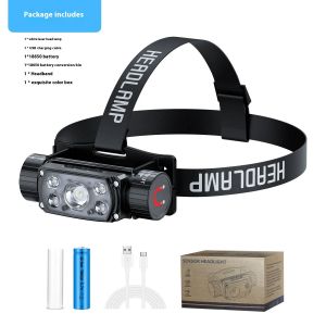 ESMARTER | LED Sensor Headlamp 1000LM USB Type C Rechargeable 18650 Headlight with Magnet Head Lamp Torch Fishing Camping Flashlight