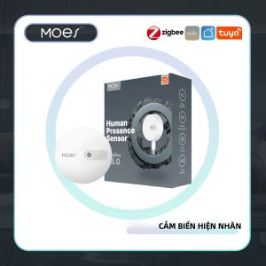 MOES ZigBee Cảm Biến Sự Hiện Diện Của Con Người Máy Phát Hiện 24GHz Sóng Radar Cảm Biến An Ninh Nhà Thông Minh Tương Thích Với Tuya Để Phát Hiện Chuyển Động