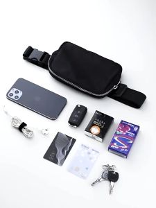 【Original + 24 hours delivery️】Casual Waist Bag Waterproof Portable Pack Zipper Chest Bag Outdoor Sports Crossbody Bag Casual Travel Belt Bag