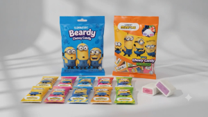 [VIRAL] 80G YLF Bundled Beardy (Minions Chewy / Line Friends Chewy) Mix Fruit Candy Pack