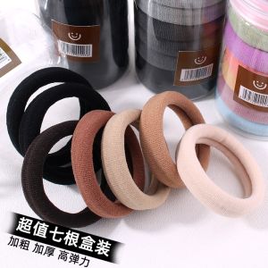 Thickened High Elasticity Hair Ties Womens High Ponytail No Seams Durable Elasticity Fashionable Hair Bands Hair Rings