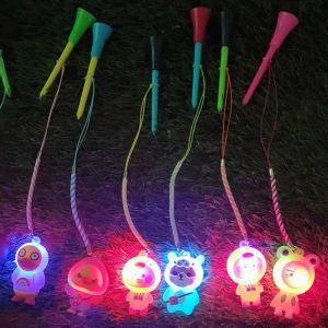 Shiny Golf Tee Pendant Plastic Golf Ball Marker Cartoon Doll Anti-Lost Golf Ball Seat Fitness Sports Enhua Brand Crown Tee