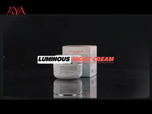 AYA Luminous Night Cream 30ml Krim Malam Muka Niacinamide B3 Red Algae Deep Hydration Barrier Repair Moisturiser 晚霜保湿修护