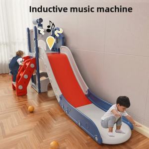 Foldable Indoor Childrens Slide Small Baby Slide Multifunctional Kids Toy Family Playground Plastic Toys for Boys And Girls