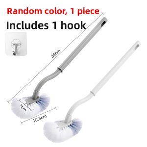 Comprehensive Soft Bristle Long Handle Wall Mount Toilet Brush