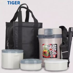 Tiger | Hộp Cơm Di Động Cách Nhiệt 3 Tầng