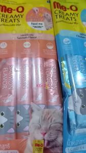 ME-O / MEO CREAMY TREATS isi 4×15 GRAM  - Snack Cemilan Kucing