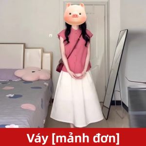 SENWA | Bộ Đầm Dài Thời Trang Cho Người Thân Hình Nhỏ Gọn Mùa Hè