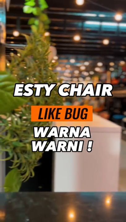 ⚡️LIKE BUG⚡️Esty Dining Chair | Plastic Dining Chair | Kerusi Makan ...