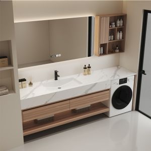 MAKEMINGTUO | Aluminum Honeycomb Customized Bathroom Cabinet Sink Rock Plate