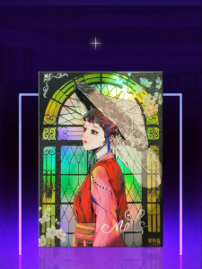 Sản Phẩm Anime Tùy Chỉnh Phản Quang Holographic Mạ Vàng Giấy Mờ