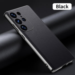 Luxury Leather Phone Case for Samsung Galaxy S 25 24 S25 S24 Ultra S22 S23 Plus S25+ S24+ Full Camera Protection Back Cover