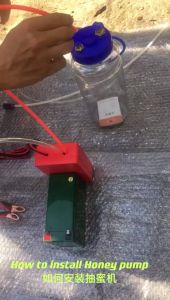 (HEAVY DUTY) Pam Madu kelulut 加强版抽蜜机 Stingless Bee Honey Pump 12v 90-95kpa+瓶子 Botol 2000ml+percuma topi