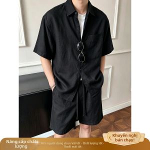 OUMULONG | Bộ Cotton Linen Thoáng Khí Mùa Hè