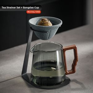 GIANXI | Elegant Ceramic Filter Tea Strainer Glass